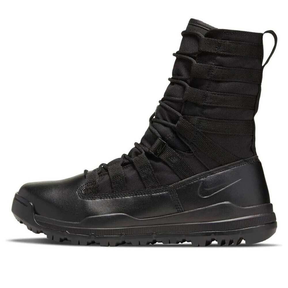 Size 12.5 Nike SFB Gen 2 8" Tactical Boots Leather Black Men's 922474-001